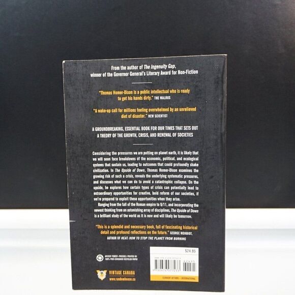 Upside of Down Catastrophe Creativity Renewal By Thomas Homer Dixon 2007 PB - Picture 3 of 10